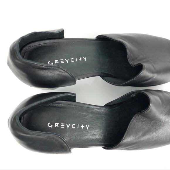 GREY CITY Sarah Column Heel Pump Black 8.5 - Picture 5 of 13